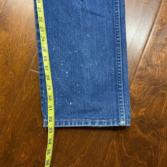 Wrangler Vintage Western Classic Straight USA Denim Blue Jeans Men's 44 x 32 - Picture 8 of 10